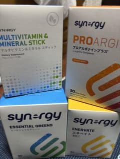 synergy サプリメント 4種セットのサムネイル