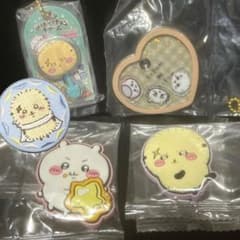 [치이카와] 럭코 선생님 × 치이카와 매력 & 자석 × 캔 배지 세트
