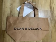 (新品未使用)DEAN & DELUCA ペーパーエコバッグ ベージュ