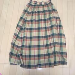 チェック ロングスカートのサムネイル