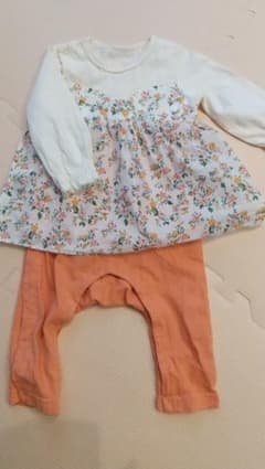 [11/30まで出品]ロンパース 80 ブランシェス branshes 女の子のサムネイル