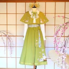 amavel 鈴猫みくじ ジャンパースカート 和風 袴風 ロリータ 和ロリ