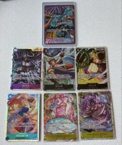 ワンピースカードゲームのSR・パラレルカード7枚セットのサムネイル