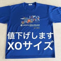YONEX ジャパンオープン2024 バドミントン　記念Tシャツ　ブルー　XOのサムネイル
