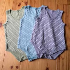 ロンパース(70cm)肌着 ３枚セットのサムネイル