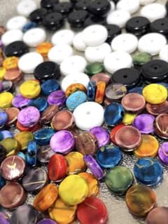 18番 アクリル ビーズ 15mmビーズおまけあり。のサムネイル