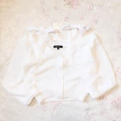 rienda オフショルリボンニットトップスのサムネイル