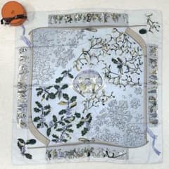極美品✨エルメス カレ90 スカーフ Neige d'Antan 去年の雪 大判