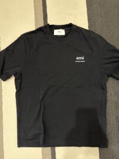 美品・正規品・アミパリAMI PARISロゴTシャツブラックXXS(XS～S相当 美品・正規品・アミパリAMI PARISロゴTシャツブラックXXS(XS～S相当
