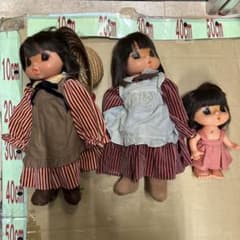 セキグチ マドモアゼルジェジェ（赤チェック）3体まとめてセット