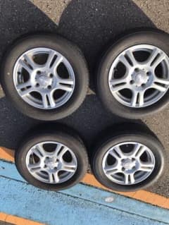 155/65r13夏タイヤバリ山のサムネイル