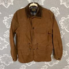 ラルフローレン　ブラウンハンティングオイルドジャケット コーデュロイ襟チンスト付 m18288415403_1.jpg?1774159883