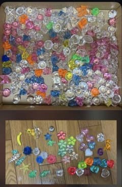 アクリルストーン アクリルアイス ハート 花 薔薇 イルカ 海 まとめ売りのサムネイル