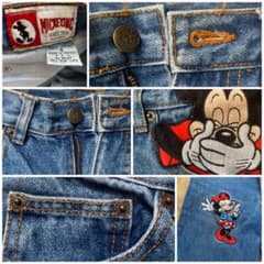 激レアフロリダディズニーワールドMickeyIncミッキー ミニー 刺繍 