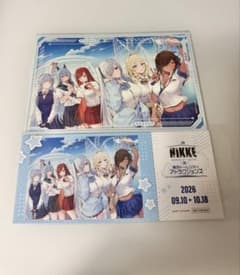 勝利の女神 NIKKE 東京ドームシティチケットカード 前半&謎解きポストカードのサムネイル