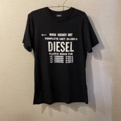 DIESEL ブラック Tシャツ プリントデザインのサムネイル