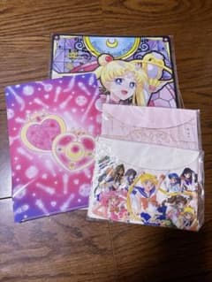 Pretty Guardian Sailor Moon Pouch File Set (Large and Small) - 4-piece set