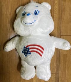 ケアベア ぬいぐるみ 白 星条旗 - メルカリ