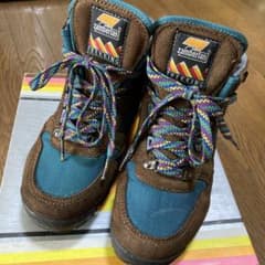 Zamberlan 登山靴 ミッドカット 茶色と深緑色　23.5