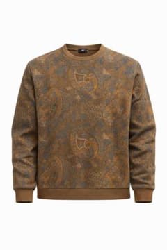 【完売品】HARE ゴブラン織 プルオーバー スウェット ペイズリー柄 総柄 - 5