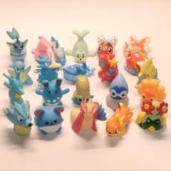 ポケモンキッズ 指人形 大量25種セット まとめ売り 水タイプ中心