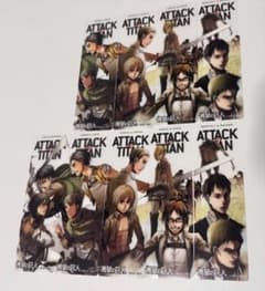 進撃の巨人 クリアブックマーク 全セット売り attackontitanのサムネイル