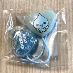 しずくちゃん キラキラヘアアクセサリー ヘアゴム 水色 - メルカリ