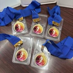 シルエットデザイン メダル 5個セットのサムネイル