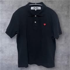 PLAY COMME des GARCONS ポロシャツ ブラック M - メルカリ