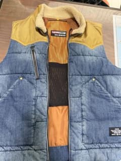 Burtle Thermo Craft デニムベスト 充電器付き - メルカリ