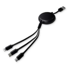 ✨人気商品✨2個セット リールコード式スマホ専用マルチ充電器　USB タブレットのサムネイル