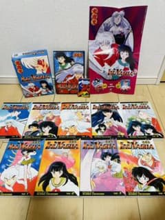 犬夜叉　英語版　DVD コミック9巻セット　化粧箱付きのサムネイル