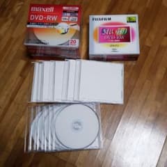 マクセルDVD-RW20枚未開封富士フィルムDVD-RW5枚未開封、のサムネイル