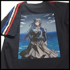 人気色】Ado × adidas スリーストライプス半袖TシャツネイビーM - メルカリ