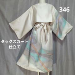 着物リメイク ワンピース＆ボレロ No.346 - メルカリ