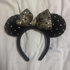ディズニー カチューシャ ブラック ゴールドのサムネイル