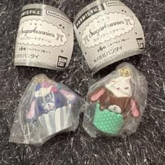 匿名配送　シュガバニカップケーキ ブルーベリーうさ、くろうさ2個セットのサムネイル