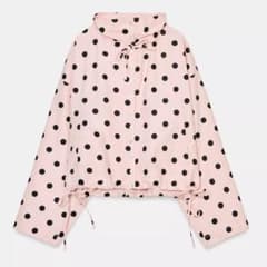 ZARA ドットプリントジャケット ZARA ドットプリントジャケット - メルカリ