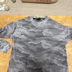 BELVETカモフラージュ柄 ワッフル長袖カットソーのサムネイル