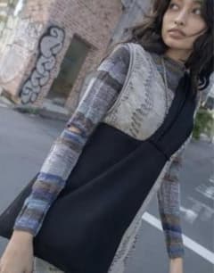 【お値下げ中！】PERVERZE　Cotton Rib Line Bagのサムネイル