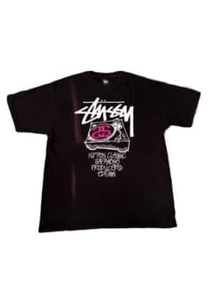STUSSY 黒Tシャツ ストリートのサムネイル