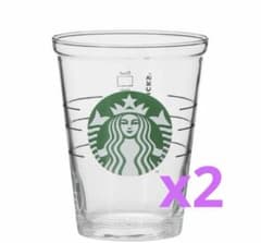 スターバックス　コールドカップグラス　2個のサムネイル