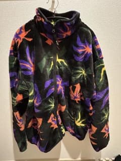 HUF フリースジャケット 花柄のサムネイル