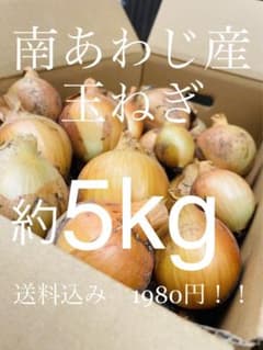 ◆ 最終値下げ！南あわじ産◆　玉ねぎ　約5kg 1980円→1780円のサムネイル