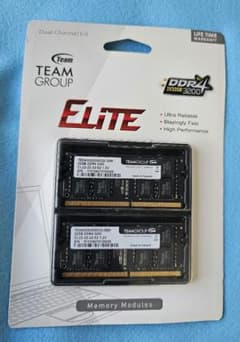 TEAM DDR4 3200 32GB ×2 合計 64GB TeamGroup 32GB DDR4-3200 SODIMM 2本 未使用品 - メルカリ