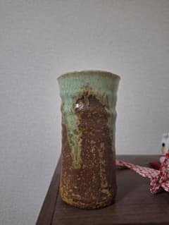 陶器 花瓶 フラワーベース 釉薬仕上げのサムネイル