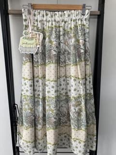 yukiemon テキスタイルキャップ　リボンボーダー柄　ユキエモン yukiemon テキスタイルキャップ リボンボーダー柄 ユキエモン