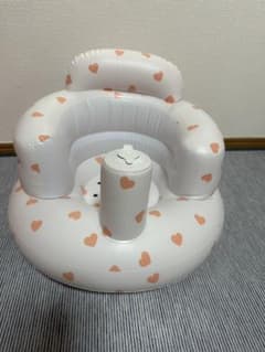 ベビーバスチェア 空気入れ式 ハート柄のサムネイル