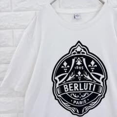 極美品】ベルルッティ BERLUTI センターロゴ ホワイト Tシャツ - メルカリ