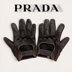 PRADA レザー ドライビンググローブ 手袋 革 バイカー - メルカリ